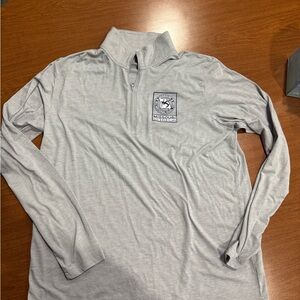 Missouri USA wrestling Gray Quarter-Zip Men's Shirt